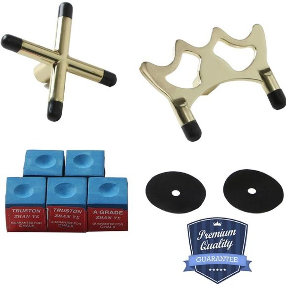 Billiard Balls Set, Pool Table Triangle Ball Rack and 9-Ball Diamond Rack (Wood)